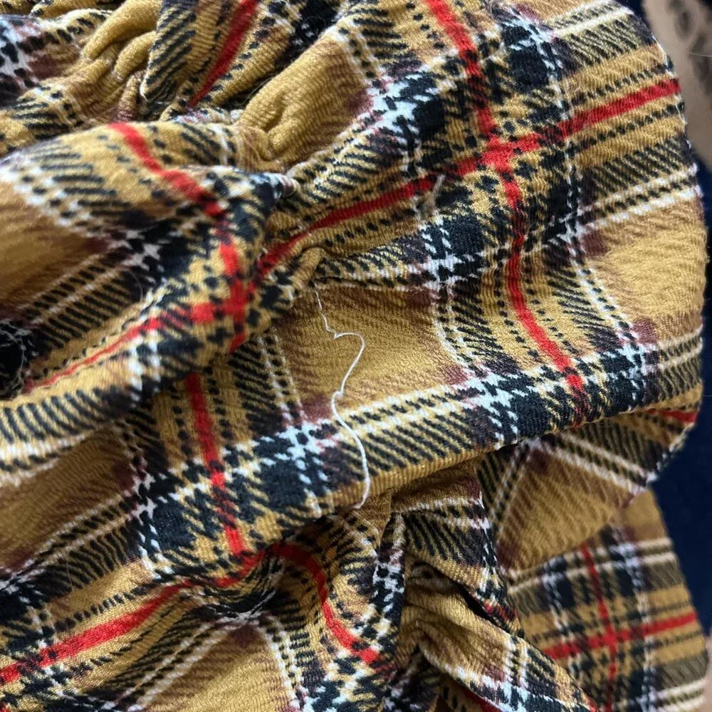 Plaid Bodycon Dress | "Absolutely Love it" | Small | Stretchy - Picture 5 of 6
